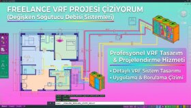 Vrf proje çizimi yapıyorum
