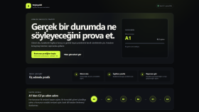 Modern Web Arayüzü: İngilizce Konuşma Simülatörü