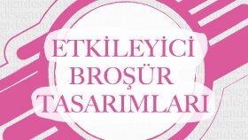sizler için etkileyici broşür, katalog tasarımları yaparım