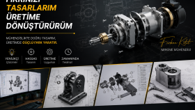 prototipten seri üretime giden yolu tasarlarım