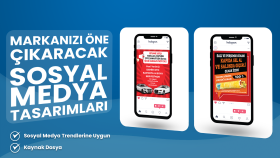 markanızı yansıtan özgün sosyal medya tasarımları sunuyorum