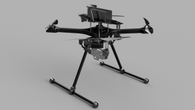 Airsoft Silahıyla Atış yapan Drone