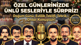 istediğiniz ünlünün sesiyle size özel şarkı/mesaj hazırlarım
