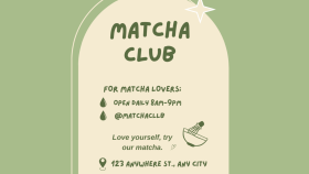Matcha Cafe-Konsept Afiş Tasarımı