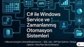 windows service ve otomasyon sistemleri geliştiririm
