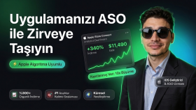 iOS uygulamanız için ASO ve sıralama yükseltme yaparım