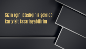 sizin için kartvizit tasarlayabilirim