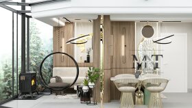  Mimari Projeler İçin İç Mekan 3D Render