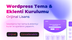 istediğiniz her tema, eklentiyi kurar ve ayarlarını yaparım