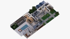 Villa İç mekan tasarımı 