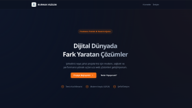 Modern Kurumsal Web Arayüzü (Glassmorphism & React)