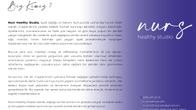 Nurs Healthy Studio -Broşür Tasarımı