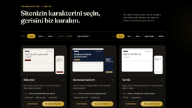 Tasarım Kataloğu - Hukuk ve Emlak Web Sitesi Şablonları
