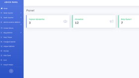 Admin Panel Taslağı