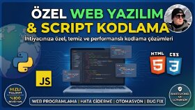 ​ihtiyacınıza özel web yazılım,kodlama çözümleri sunabilirim