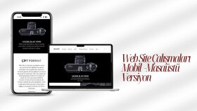 Web Site Çalışmaları Mobil/Masaüstü Versiyon