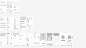 Sipariş uygulaması (Wireframe) - konsept tasarım 