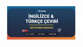 hızlı ve profesyonel İngilizce çeviri ve makale yazabilirim
