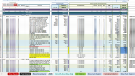 profesyonel Excel tabloları ve raporları hazırlarım