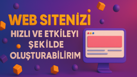 web sitenizi hızlı ve etkileyici şekilde oluşturabilirim