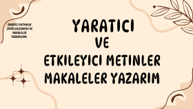 yaratıcı yazarım