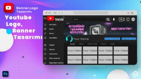 Youtube pp,Banner tasarımı 