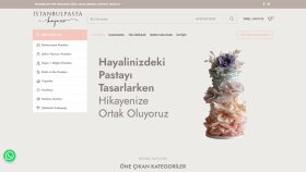 İstanbul Pasta Butik Web Tasarımı