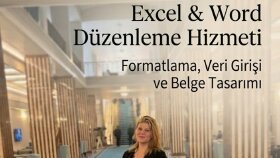 Excel ve Word üzerinde düzenleme yaparım