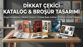 katalog ve broşür tasarımları yaparım