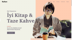 Kitap Kafe Web Site Tasarımı