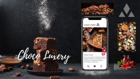 Choco Luxery için sosyal medya yönetimi