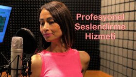  seslendirme alanında hizmet veririm