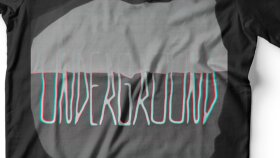 'Underground' T-Shirt Baskı Tasarımı