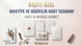 her türlü davetiye ve hediyelik kartlarınızı tasarlarım