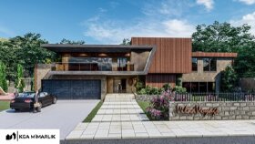 Lüks Villa Dış Cephe Tasarımı ve Çevre Düzenlemesi