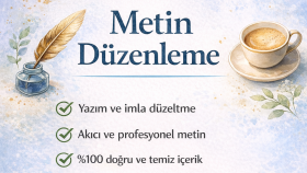 metinlerinizi düzenlerim