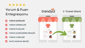 Trendyol yorumlarınızı e-ticaret sitenize entegre ederim