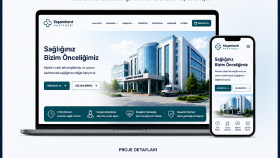 Yaşamkent hastanesi - kurumsal web sitesi tasarımı 
