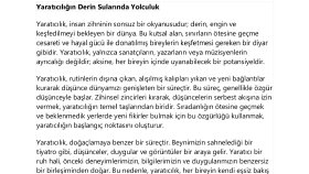 Kelimelerle Dokunan Yaratıcılık: Metin Yazarlığı Portföyüm