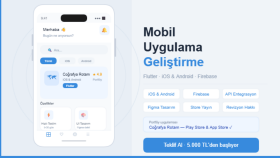 size mobil uygulama tasarlayabilirim