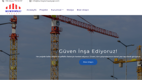 Kurtoğlu İnşaat - Web Projesi