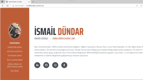 Kişisel WEB Sitemi Yayınladım.