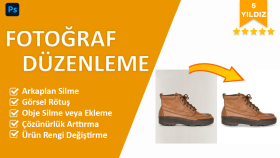 Photoshop ve düzenleme işlerinizi profesyonelce yaparım