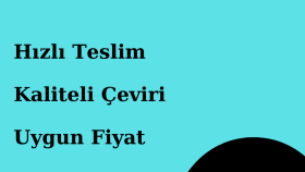 İngilizce çeviri ve içerik yazımı yaparım
