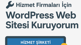 hizmet sektörlerine uygun web sitesi kurarım