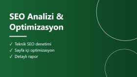 sitenizin SEO analizini ve site içi optimizasyonunu yaparım
