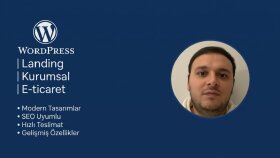seo uyumlu, modern wordpress web sitenizi yapabilirim
