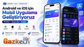 iOS ve Android için mobil uygulama geliştiririm