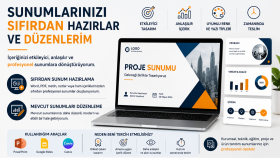 sunumlarınızı sıfırdan hazırlar ve düzenlerim