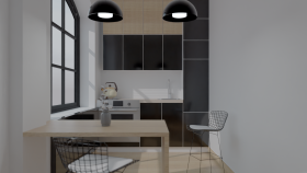 blender ile iç mekanların 3boyutlu modellemelerini yaparım